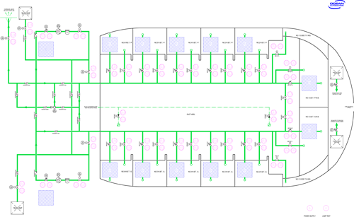 Ballast Control Console Mimic